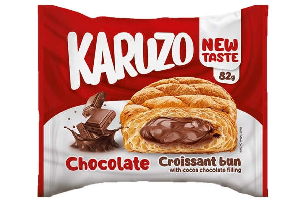 KARUZO Croissant - Cocoa cream & chocolate 82g